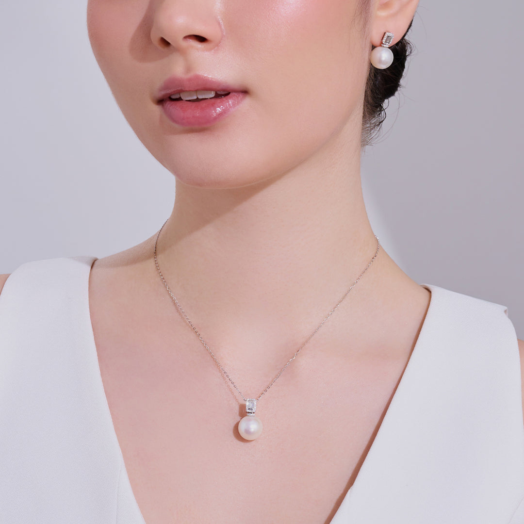 Collier de perles Edison en or massif 18 carats KN00071