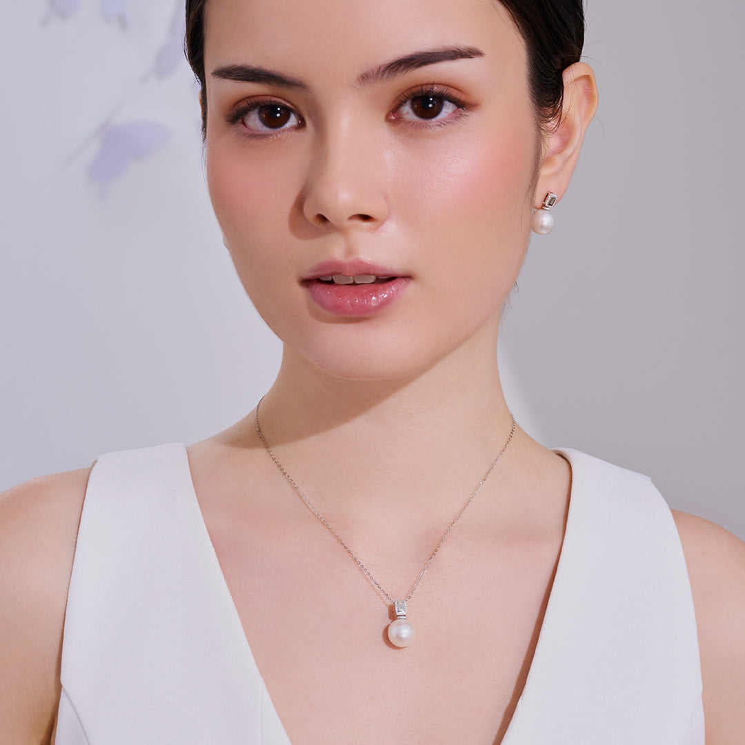 Collier de perles Edison en or massif 18 carats KN00071