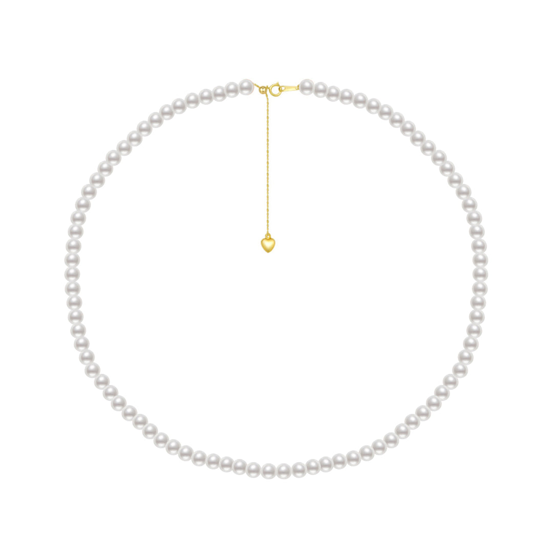 18K Freshwater Pearl Necklace KN00102 - PEARLY LUSTRE