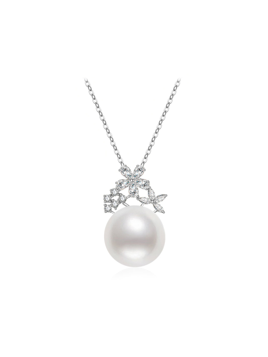 Top Lustre 18K Solid Gold Edison Pearl Necklace KN00105