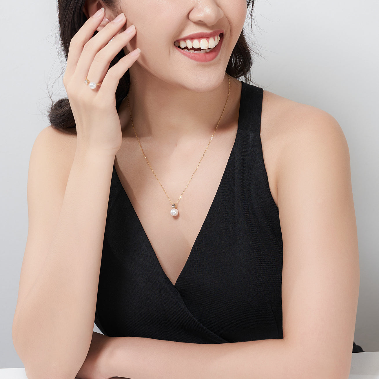 PEARLY LUSTRE™ :18K Solid Gold Edison Pearl Necklace best pearls