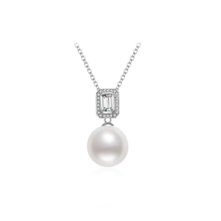 18K Solid Gold Edison Pearl Necklace KN00118 - PEARLY LUSTRE