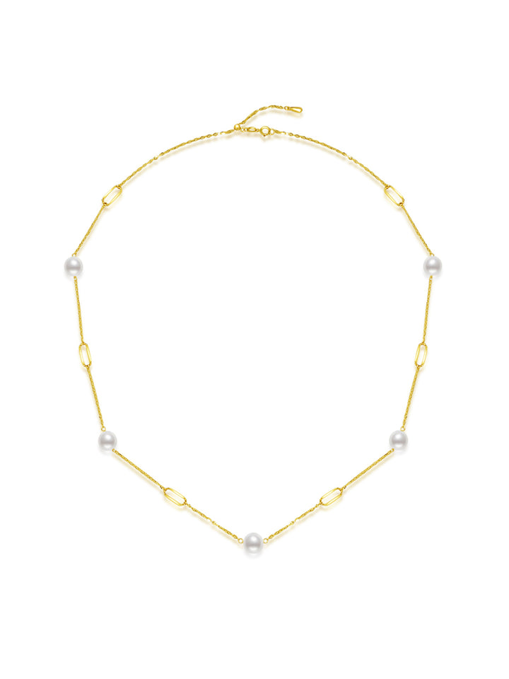 Kalung Mutiara Air Tawar 18k KN00129 | Si Dian Jin