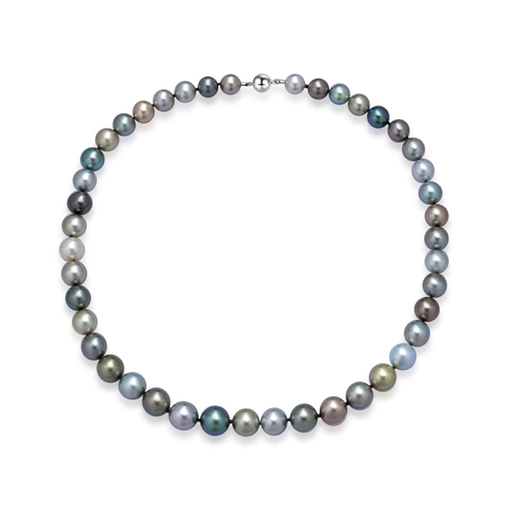 18K Gold Aurora Queen Tahitian Pearl Necklace KN00153 - PEARLY LUSTRE