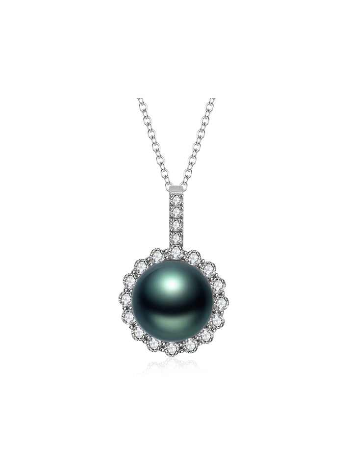 Top Lustre 18K纯金海水大溪地珍珠项链 KN00156