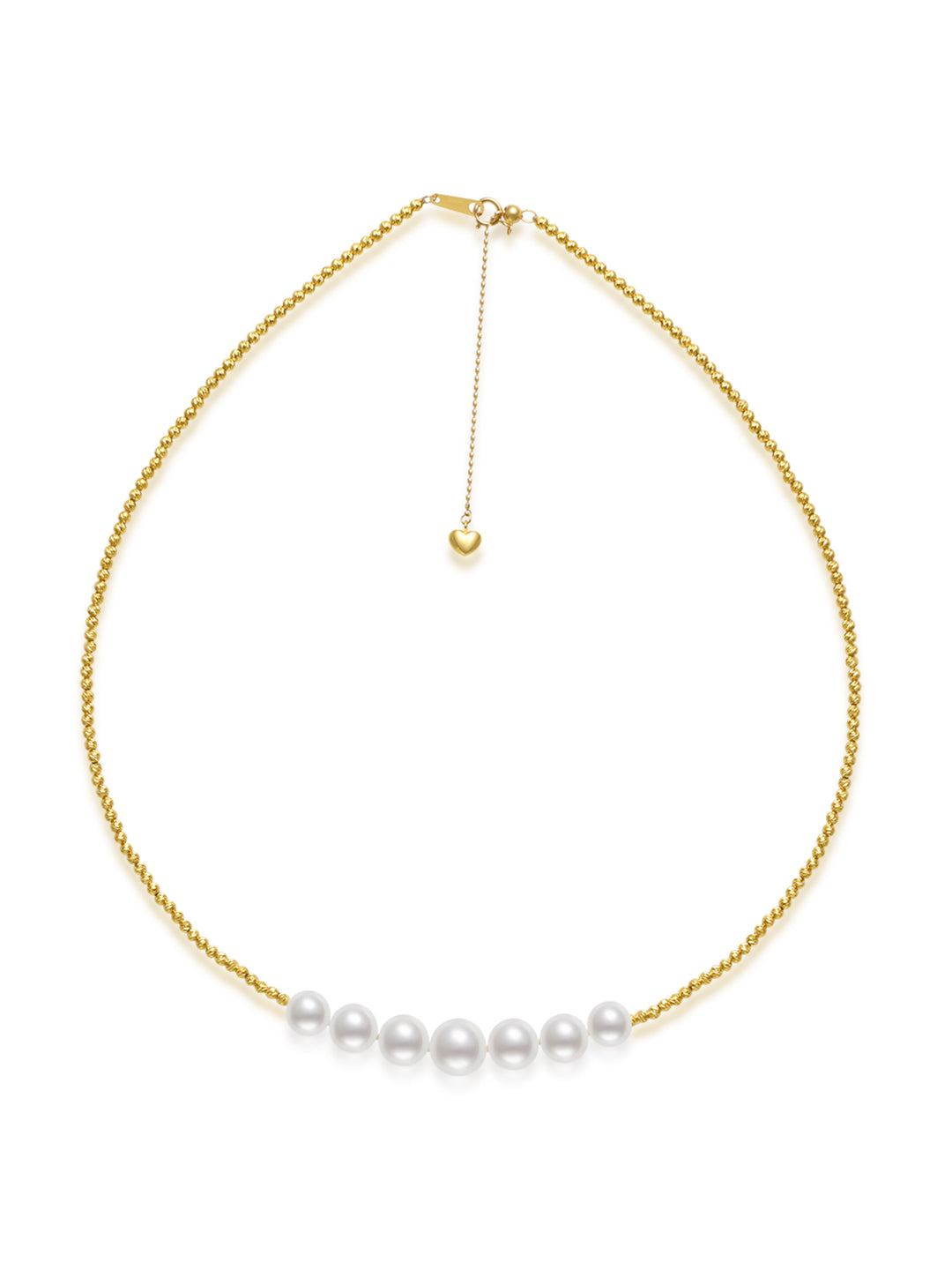 Collana di perle d'acqua dolce di alta qualità in oro 18 carati KN00213