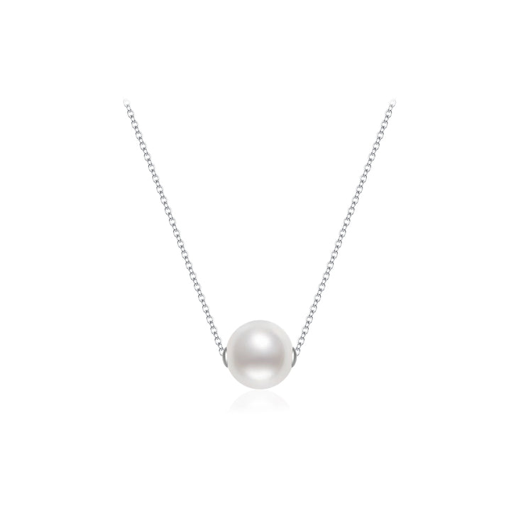 18K Solid Gold Edison Pearl Necklace KN00221 - PEARLY LUSTRE