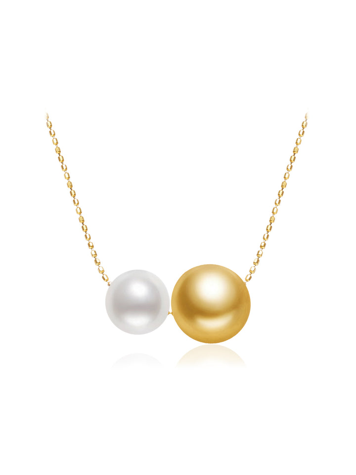 Kalung Mutiara Emas Laut Selatan 18k Emas KN00222 | HARMONI