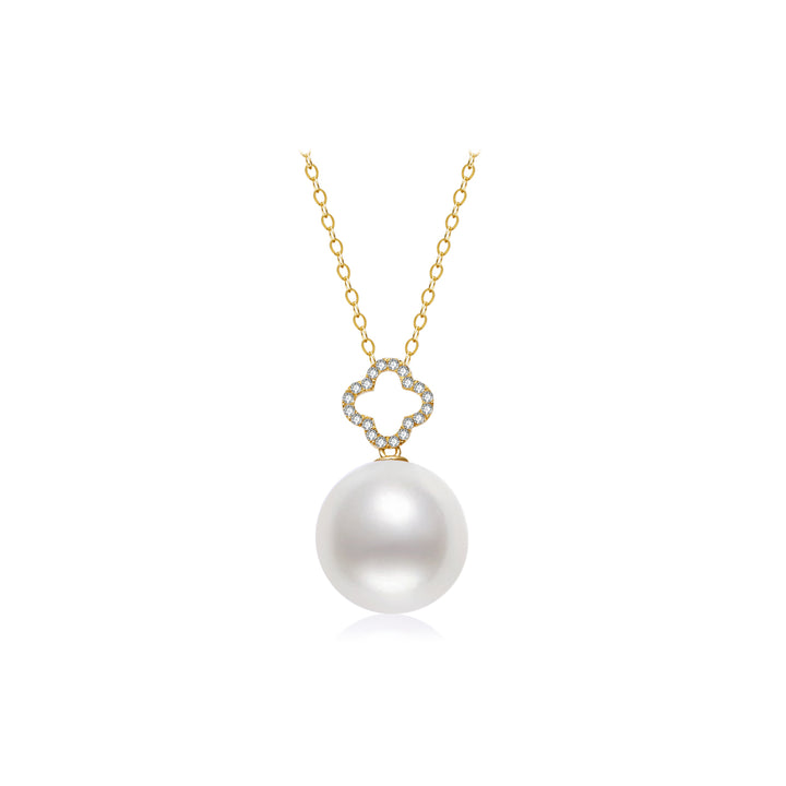Collana di perle Edison in oro massiccio 18 carati KN00226
