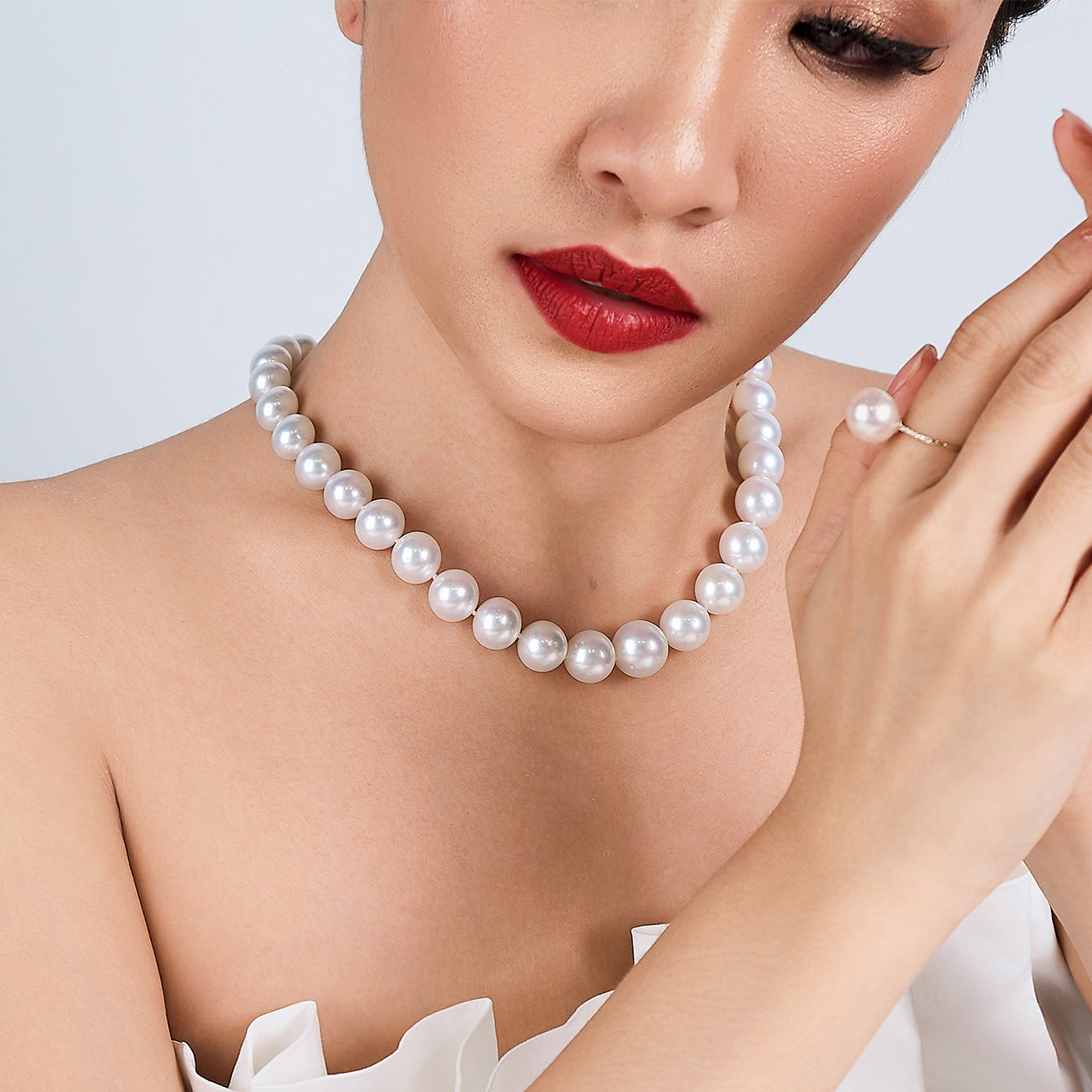 18K ゴールド 9-11mm 南洋真珠ネックレス パールジュエリー – PEARLY LUSTRE