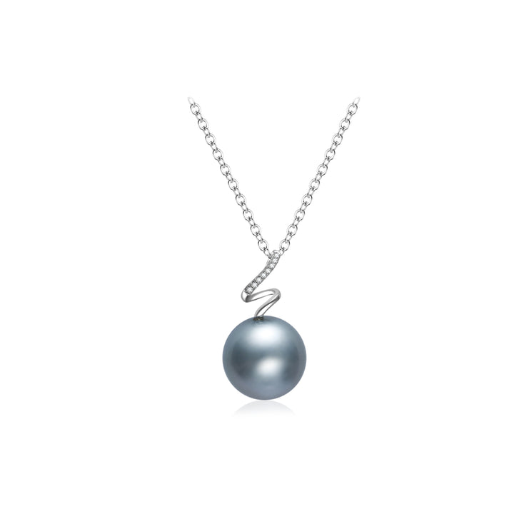 Saltwater Tahitian Pearl 18K Solid Gold﻿ Necklace KN00254