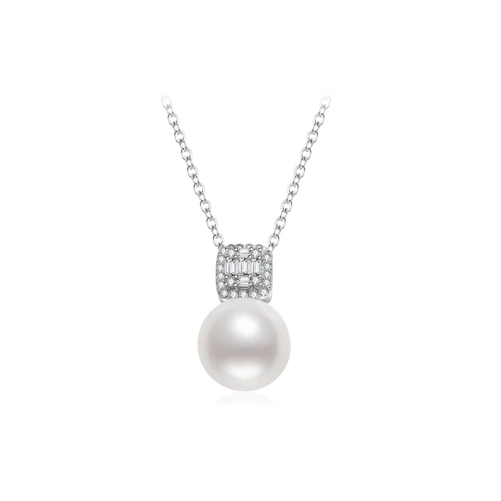 Collier de perles Hanadama Akoya en or massif 18 carats KN00264