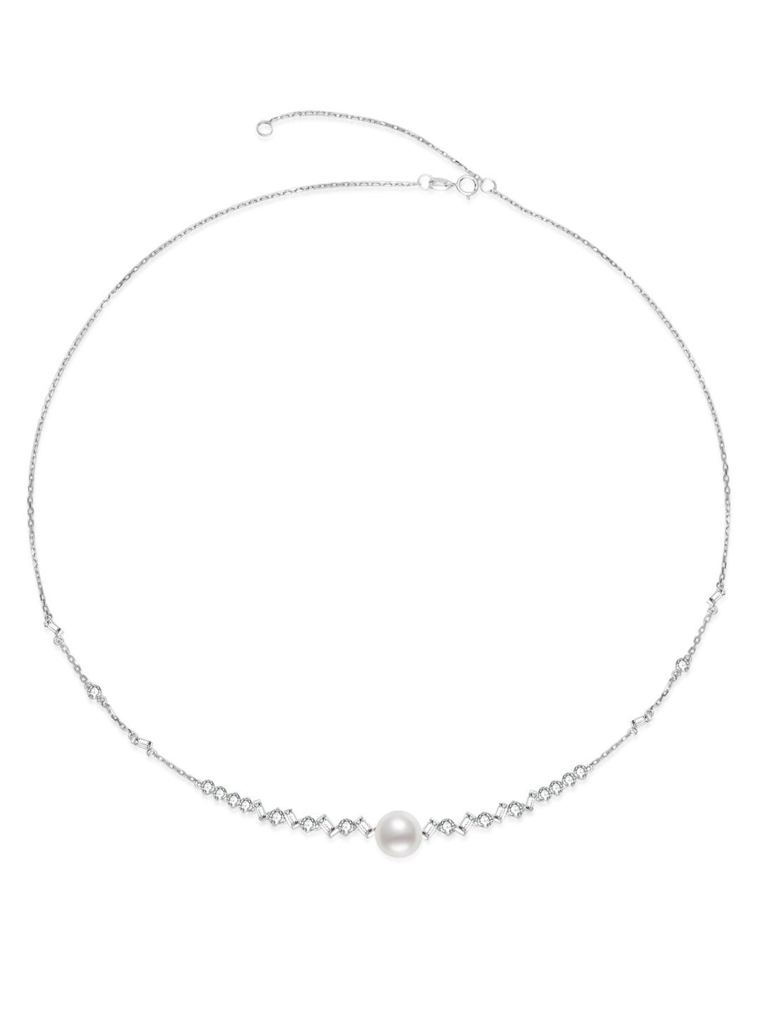 Kalung Mutiara Air Tawar 18K Emas Pepejal Gred Atas KN00267 | CELESTE