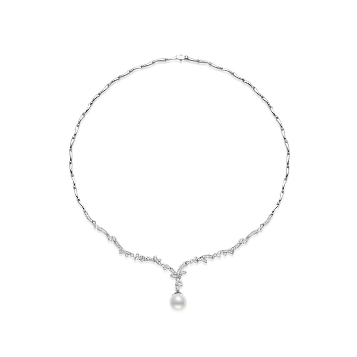 18K 純金澳洲白色南海珍珠項鍊 KN00274