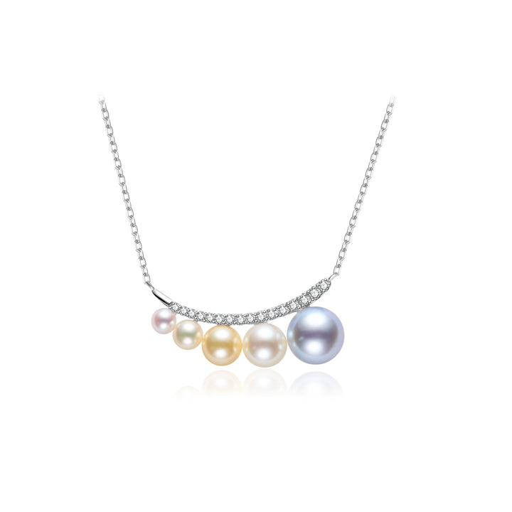 Collana in perle Akoya in oro solido 18K KN00294 | ARMONIA