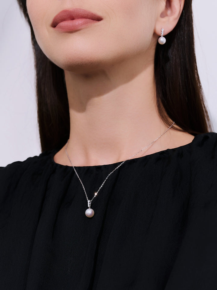 18K Diamant Akoya Perlenkette KN00317 | TIMELESS