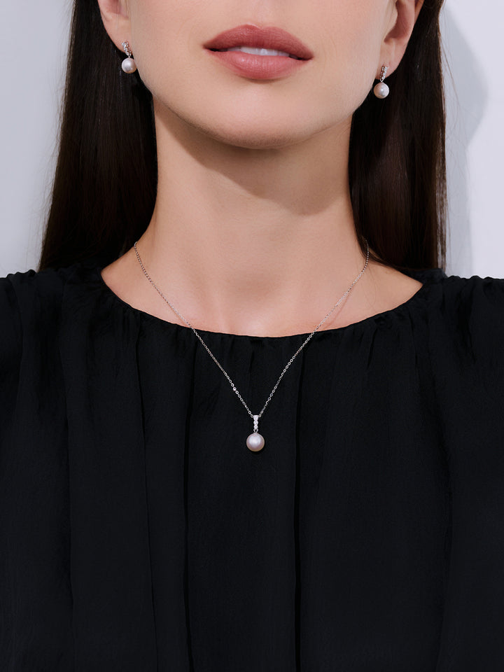 18K Diamant Akoya Perlenkette KN00317 | TIMELESS