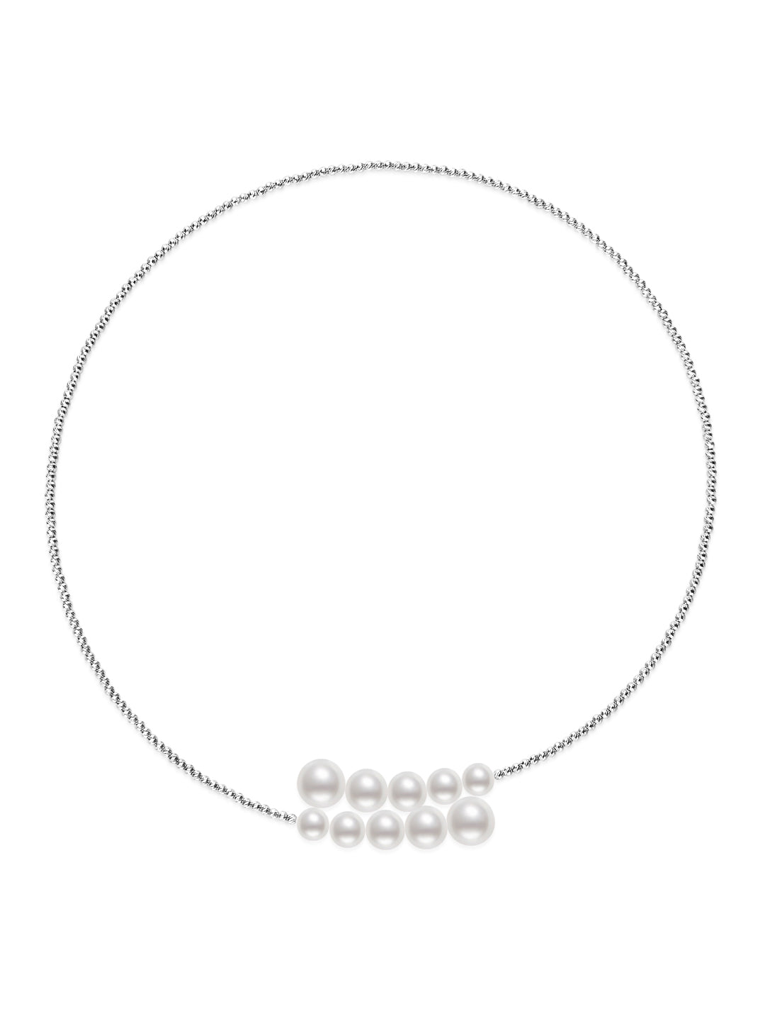 18k ソリッドゴールド アコヤパール ネックレス KN00345