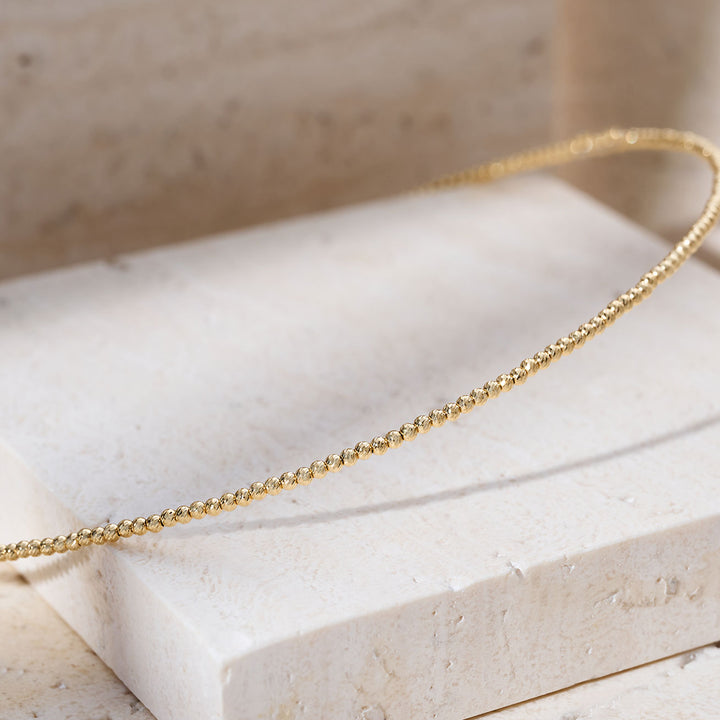 Collar de perlas doradas del mar del sur y Akoya de oro 18k KN00357 | HARMONY