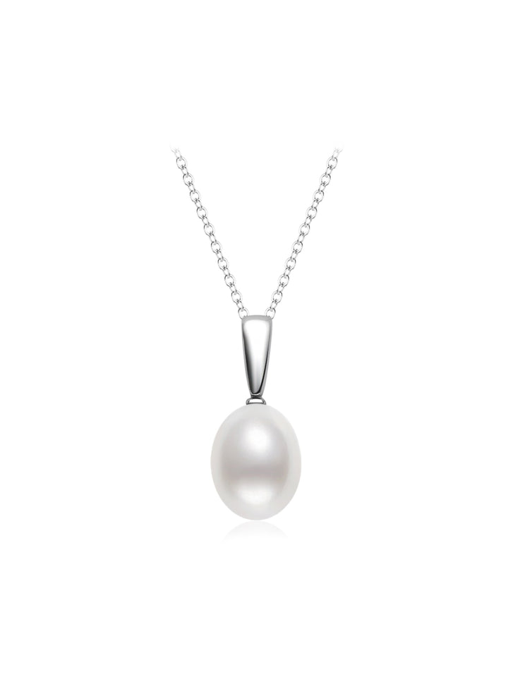 Collier en perles d'eau salée blanche australienne en or massif 18 carats KN00369