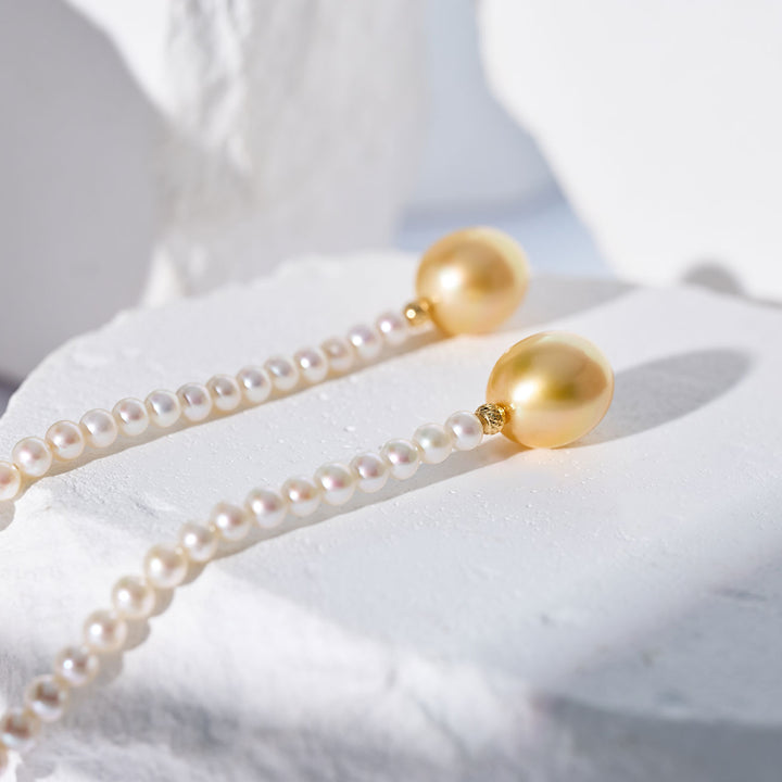 Collier en perles d'eau douce en or 18 carats KN00375