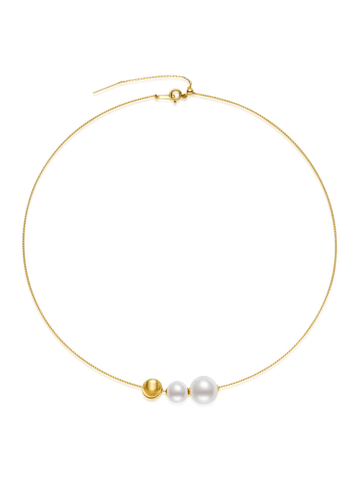 18 Karat Gold Südseeperlen-Halskette KN00384 | HARMONIE