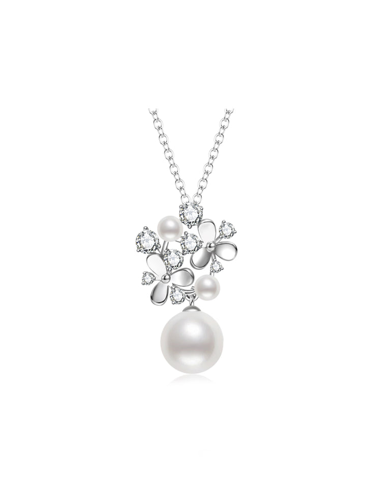 Kalung Mutiara Akoya Emas 18K Gred Tertinggi KN00386