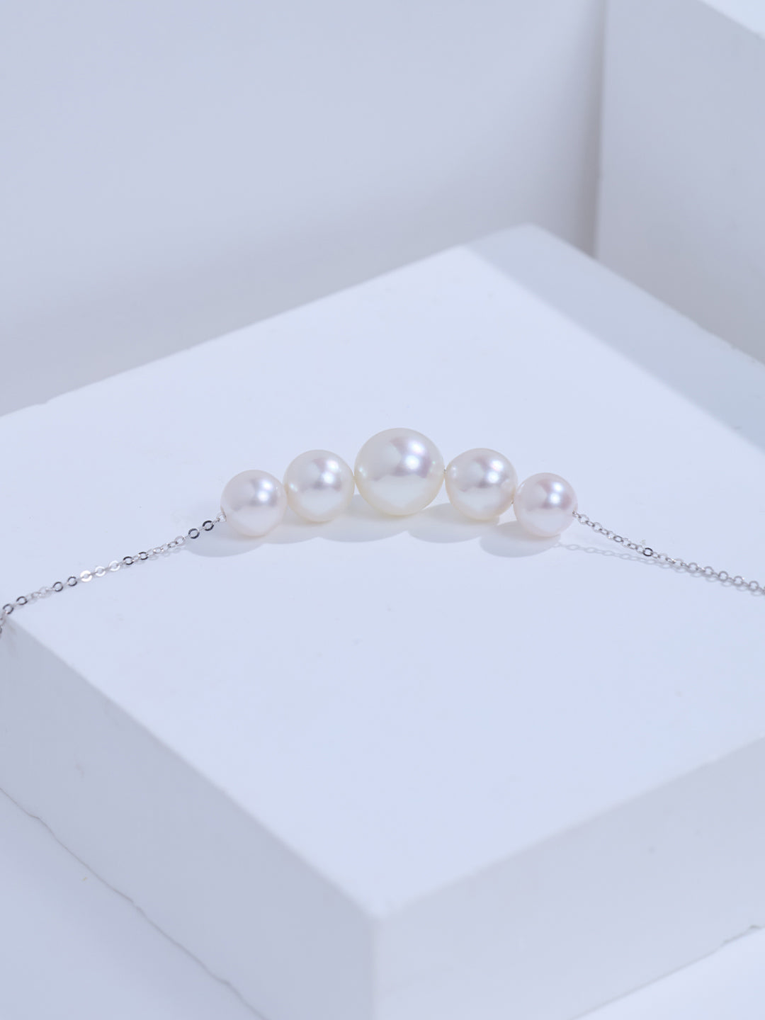 頂級阿古屋珍珠 18K 實心黃金﻿項鍊 KN00395