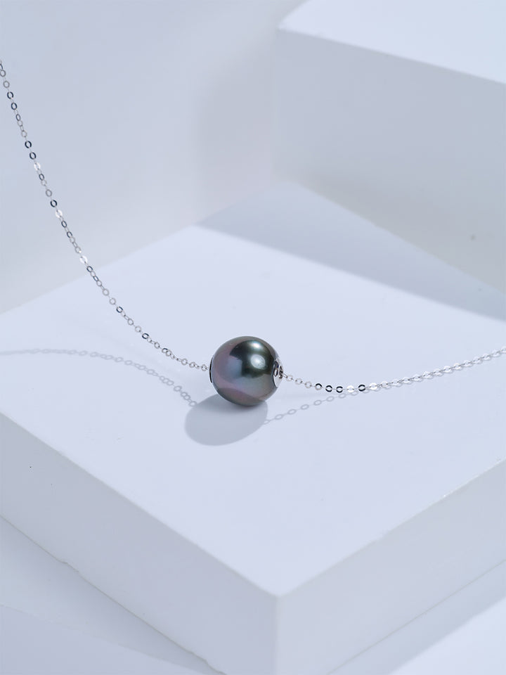 Top Grade 18K Tahitian Pearl Necklace KN00399