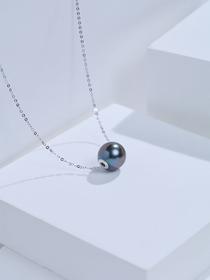 Top Grade 18K Tahitian Pearl Necklace KN00399