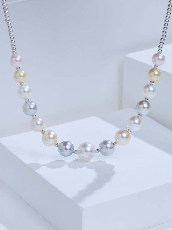 Top Lustre 18K Gold Akoya Pearl Necklace KN00411 | HARMONY