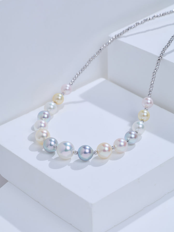Top Lustre 18K Gold Akoya Pearl Necklace KN00411 | HARMONY