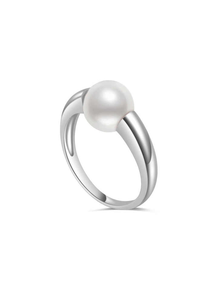 Bague en or 18 carats avec perles d'eau douce KR00030