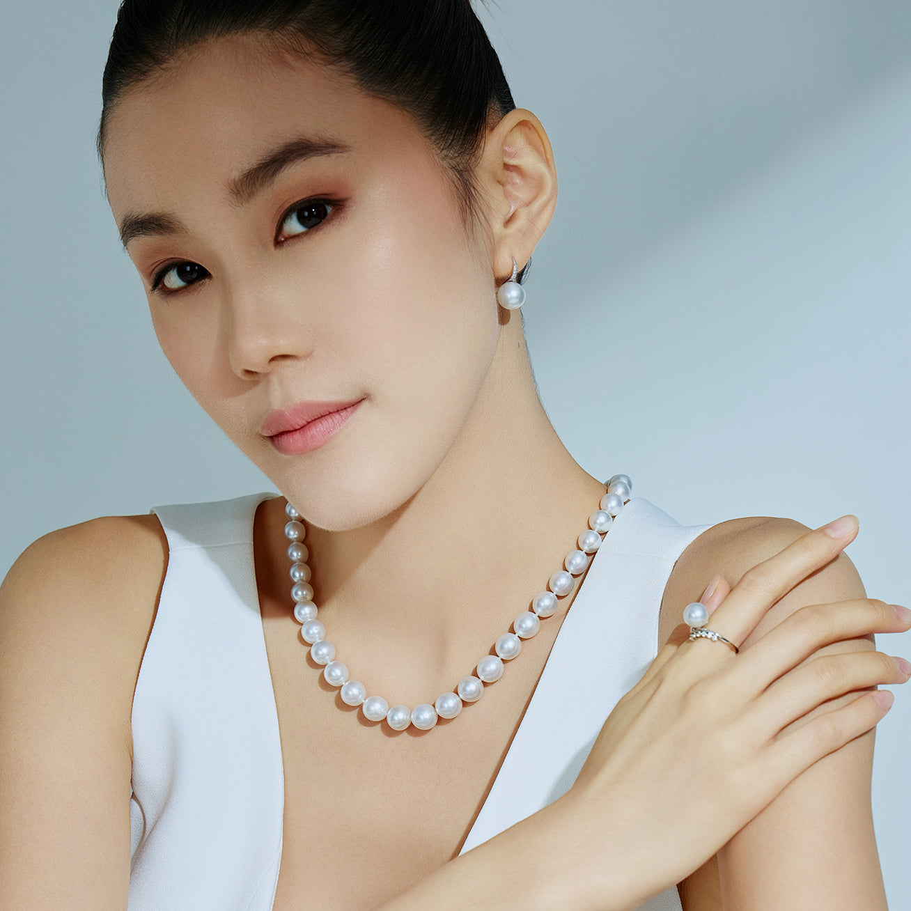 18K ゴールド 9-11mm 南洋真珠ネックレス 最高のパールジュエリー ブランド – PEARLY LUSTRE