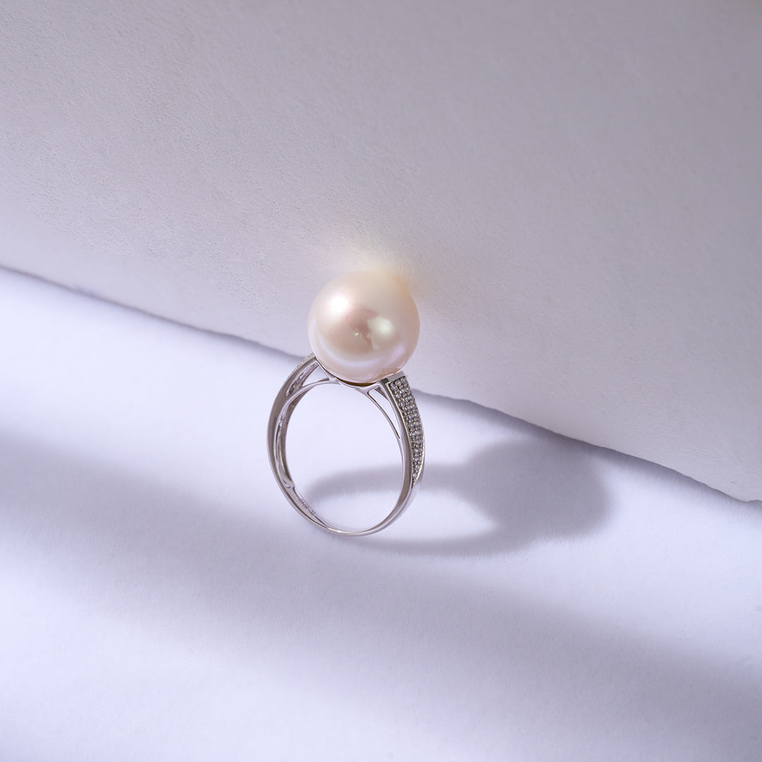 Cincin Mutiara Edison Emas 18K KR00108