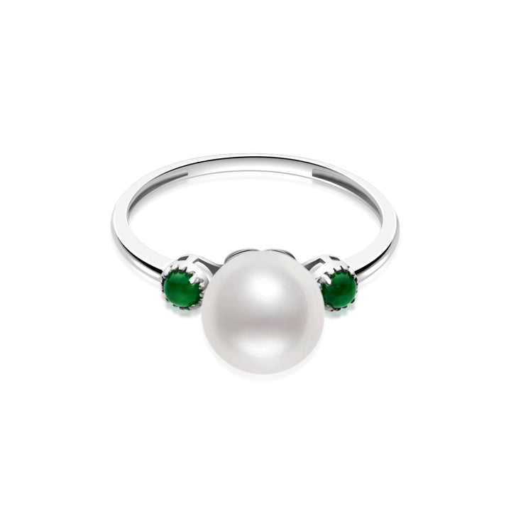 18K Gold Freshwater Pearl Ring KR00119