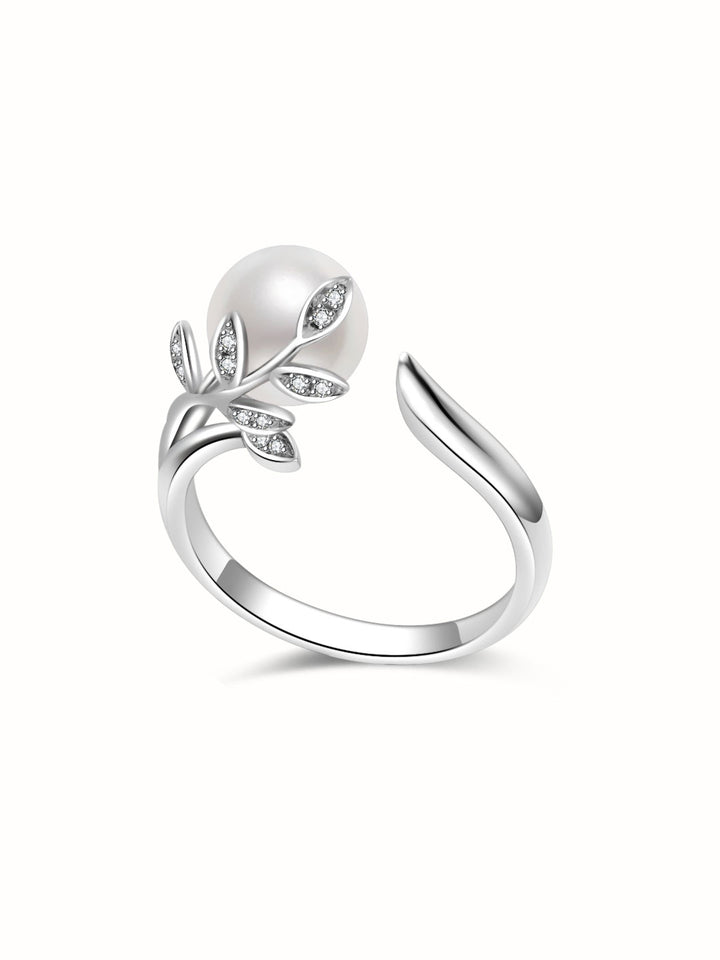 18-Karat-Massivgold-Diamant-Akoya-Hanadama-Perlenring KR00122