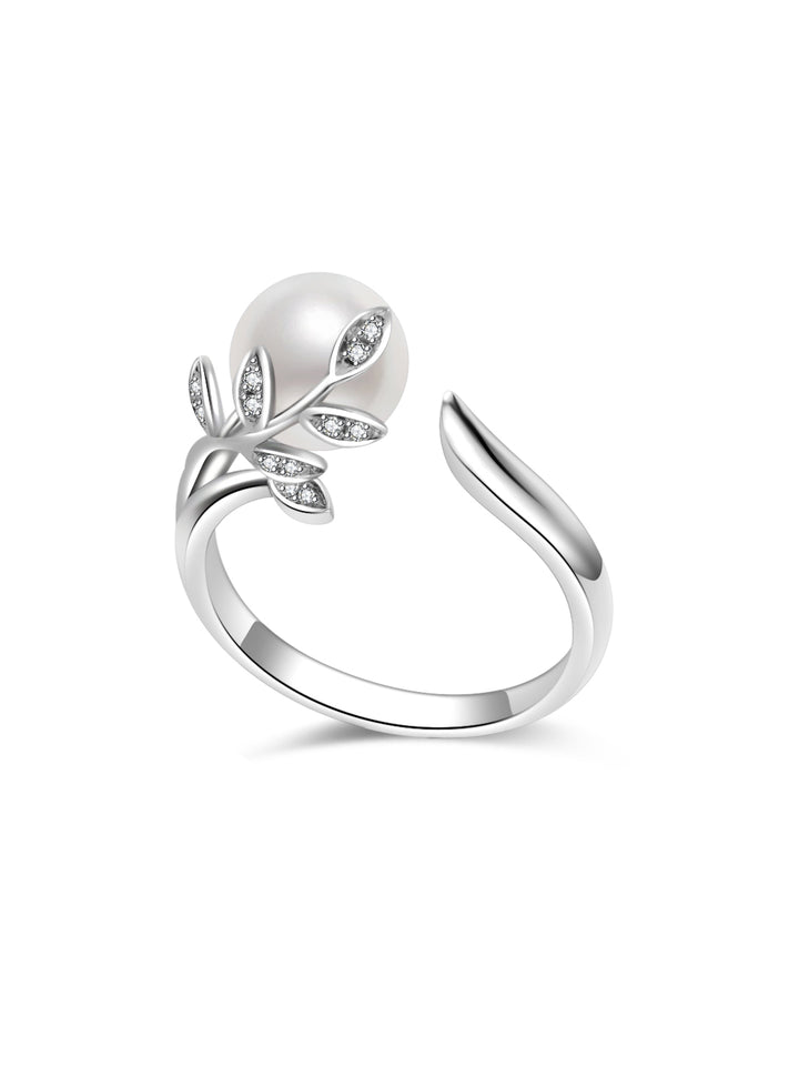 18-Karat-Massivgold-Diamant-Akoya-Hanadama-Perlenring KR00122