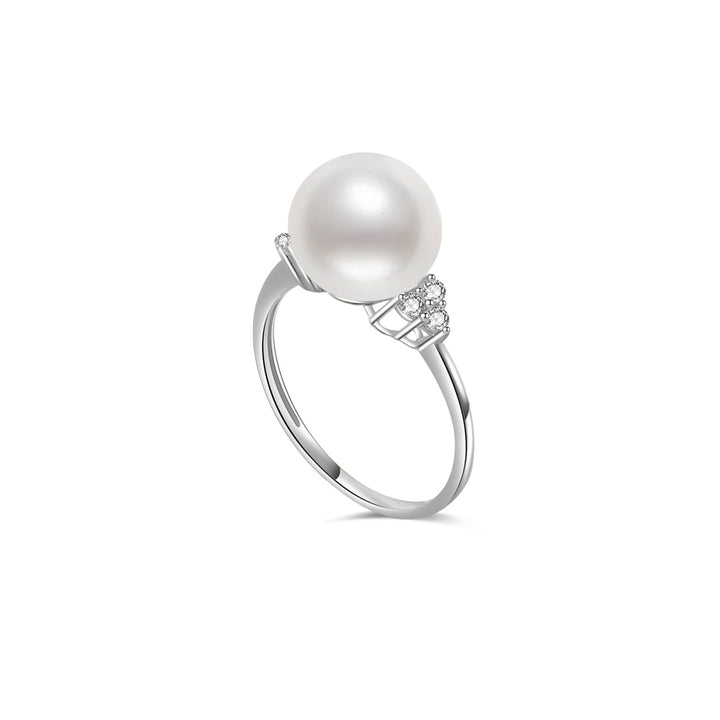 18K Gold Freshwater Pearl Ring KR00133 | STARRY