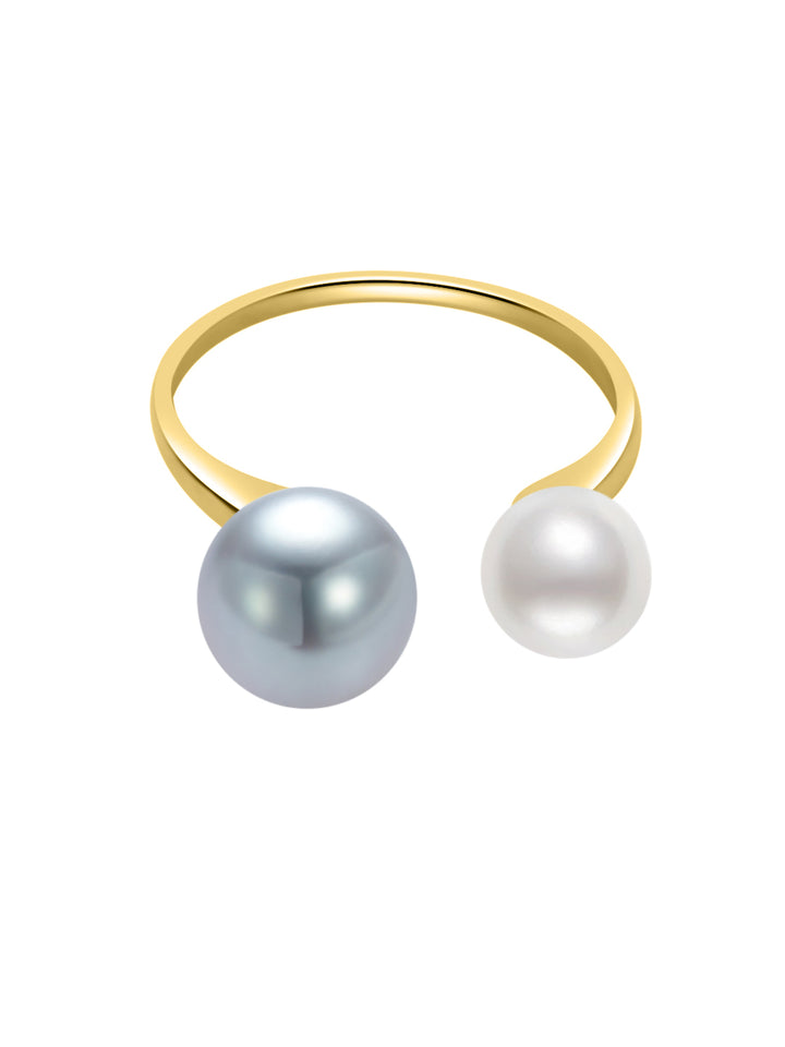 18K Gold Akoya Perlen Ring KR00141 | HARMONY