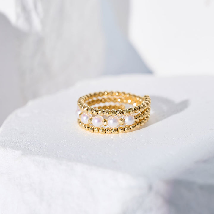 Cincin Mutiara Air Tawar Emas Tulen 18k KR00150