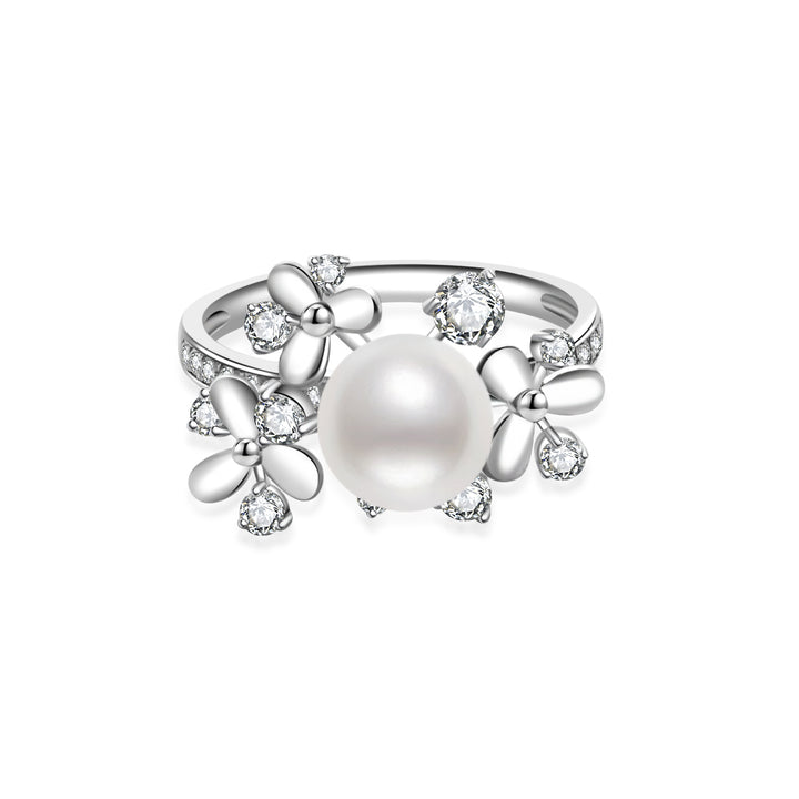 Top Grade 18K Gold Akoya Pearl Ring KR00153