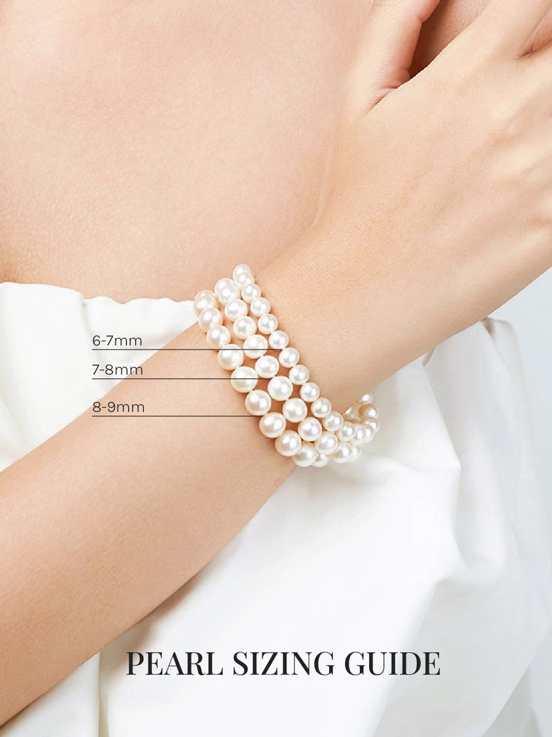 Bracelet en or massif 18 carats et perles Akoya Top Lustre KB00078
