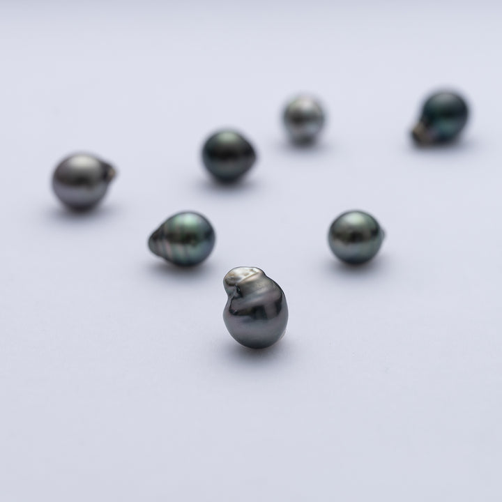 Low Grade Round Tahitian Pearls WA00055 - PEARLY LUSTRE