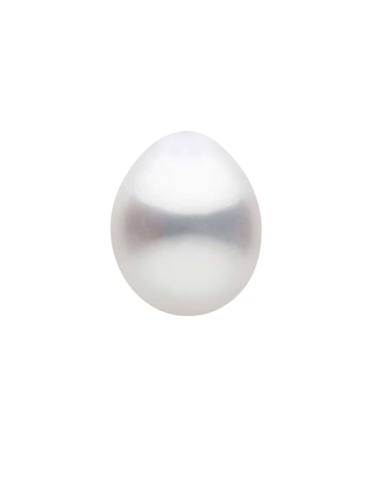 Perla blanca australiana del Mar del Sur con forma de gota de grado superior WA00058