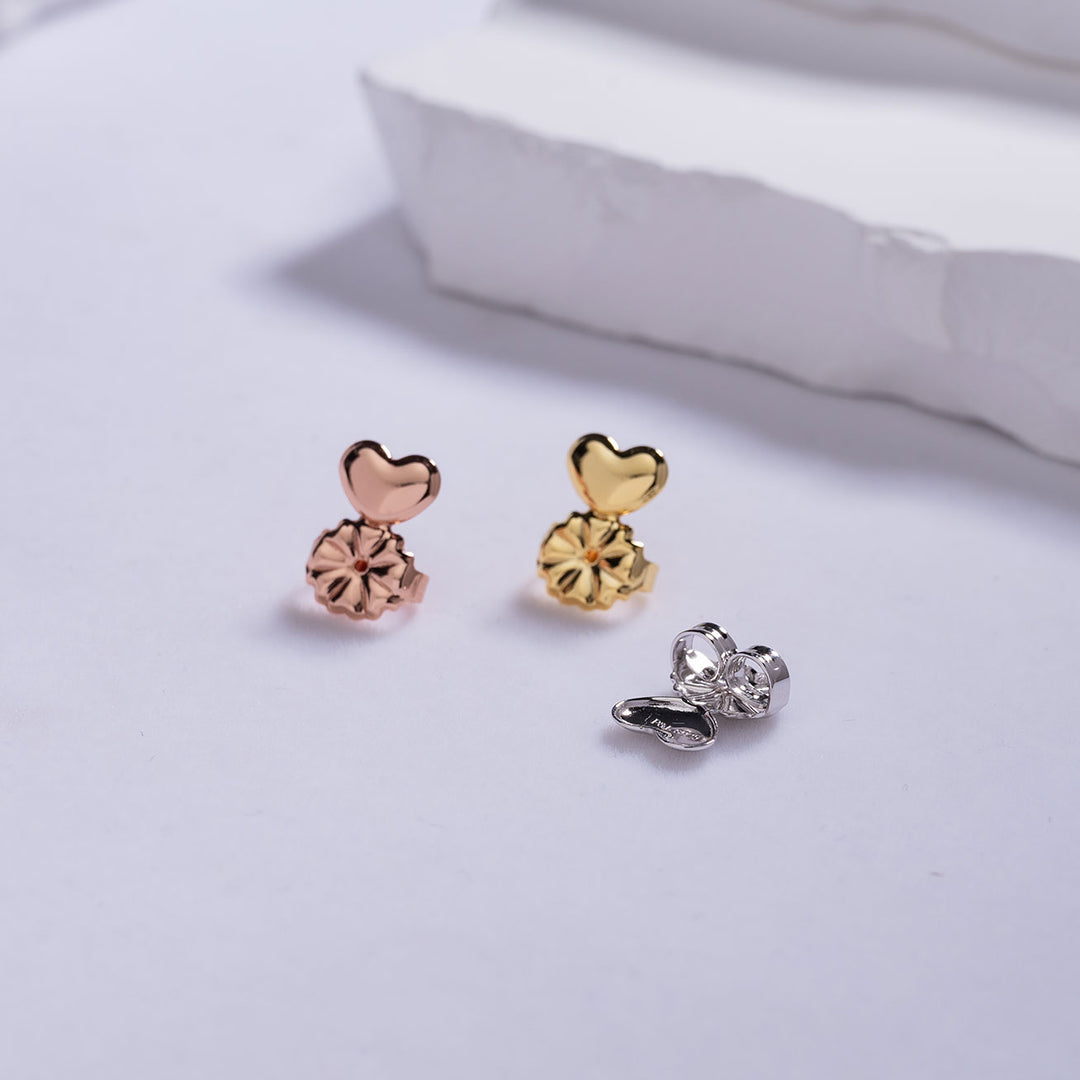 Sterling Silver Earrings Backstopper WA00077 - PEARLY LUSTRE