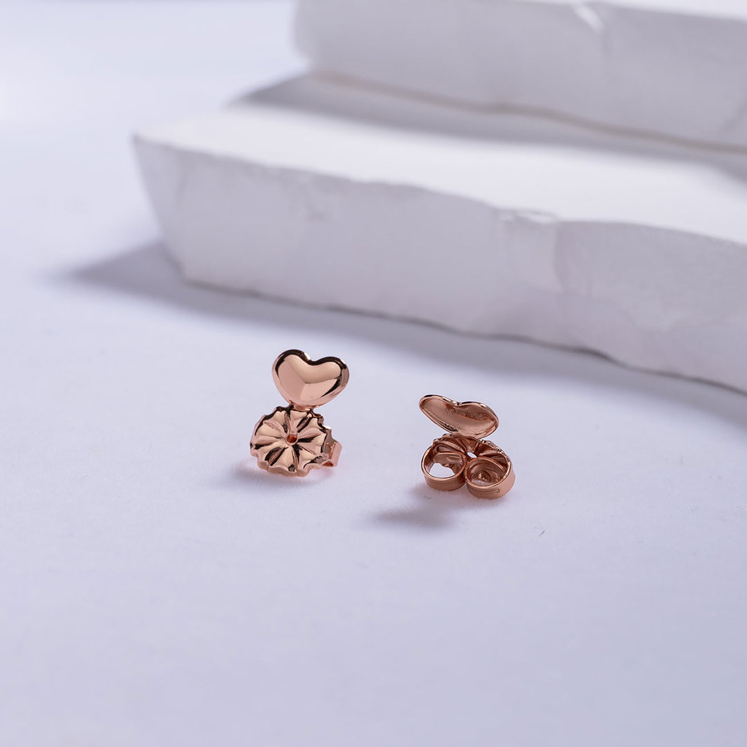 Sterling Silver Earrings Backstopper WA00077 - PEARLY LUSTRE