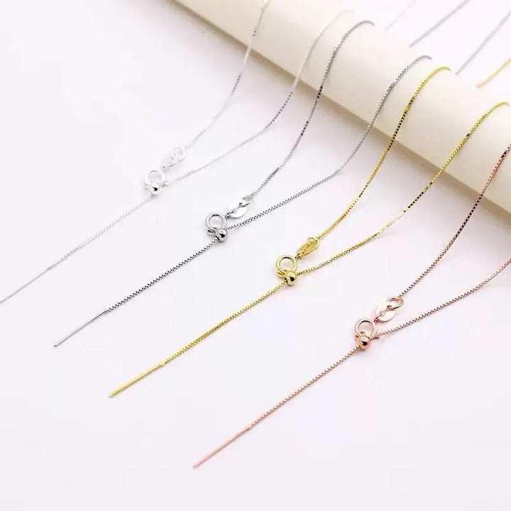 스털링 실버 교환 가능한 목걸이 WA00116