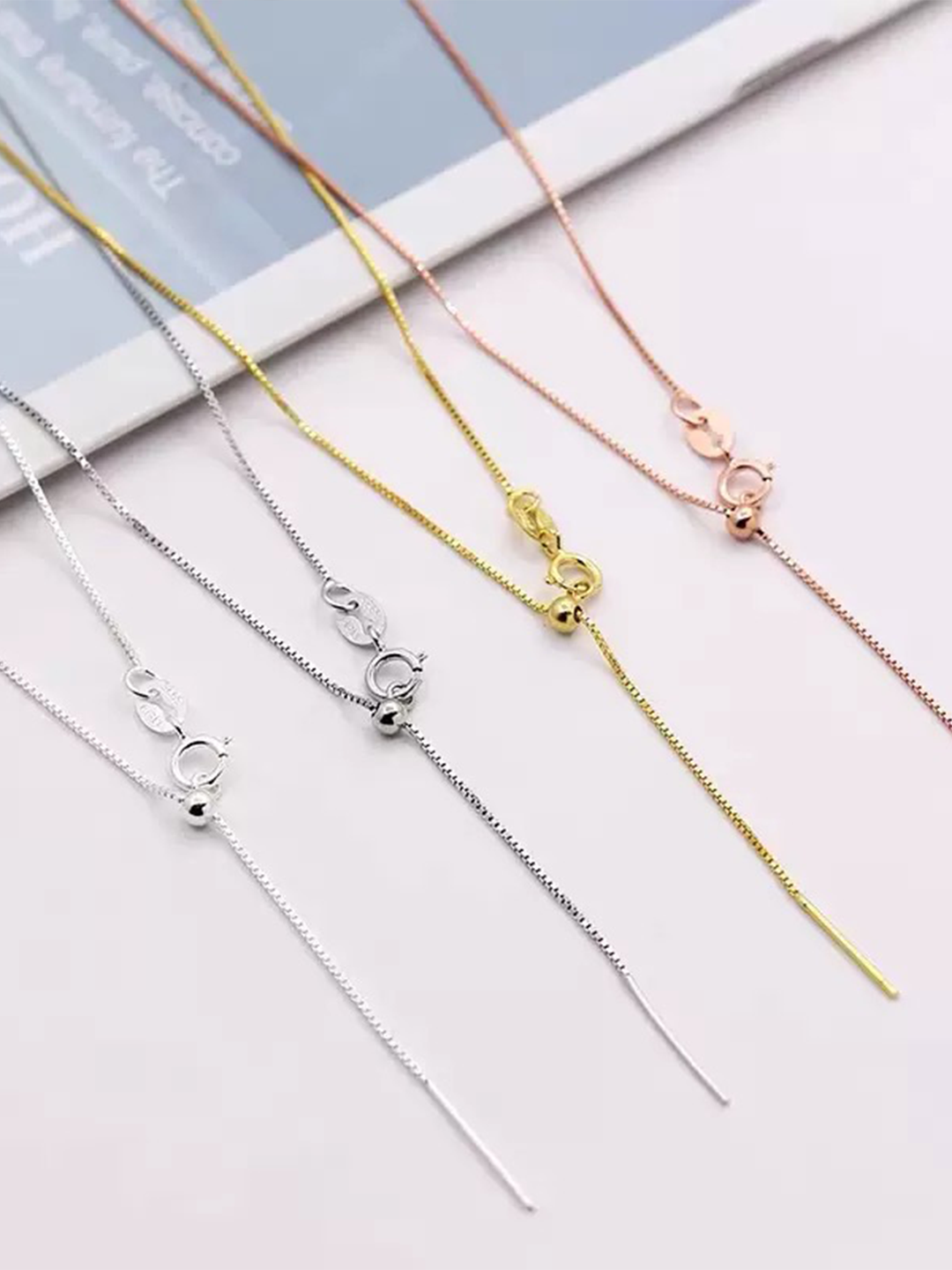 قلادة فضة استرلينية قابلة للتبديل WA00117