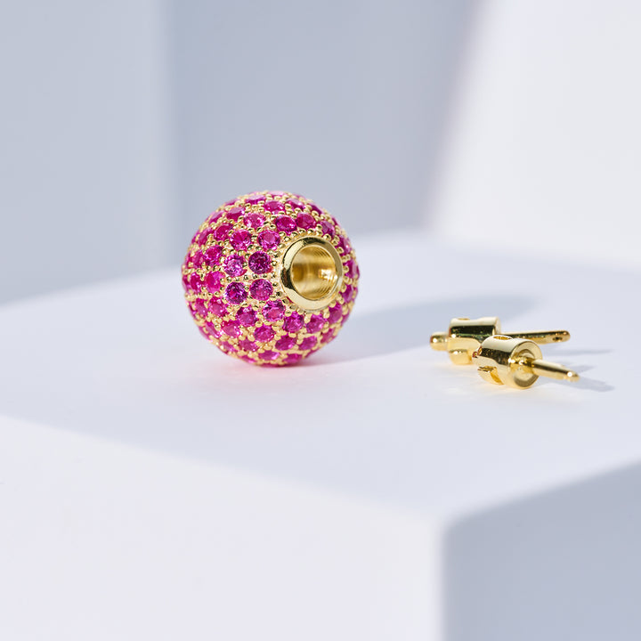 可互换纯银宝丽莱斯扣件 WA00193